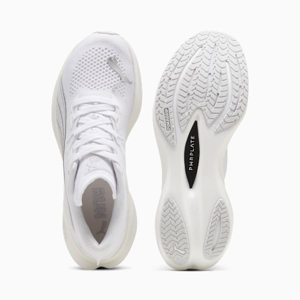 Chaussures de course à pied Deviate NITRO™ 3 Femme, PUMA White-Feather Gray-PUMA Silver, extralarge
